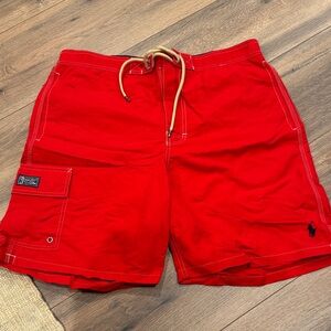 Polo Ralph Lauren Red Swim Shorts